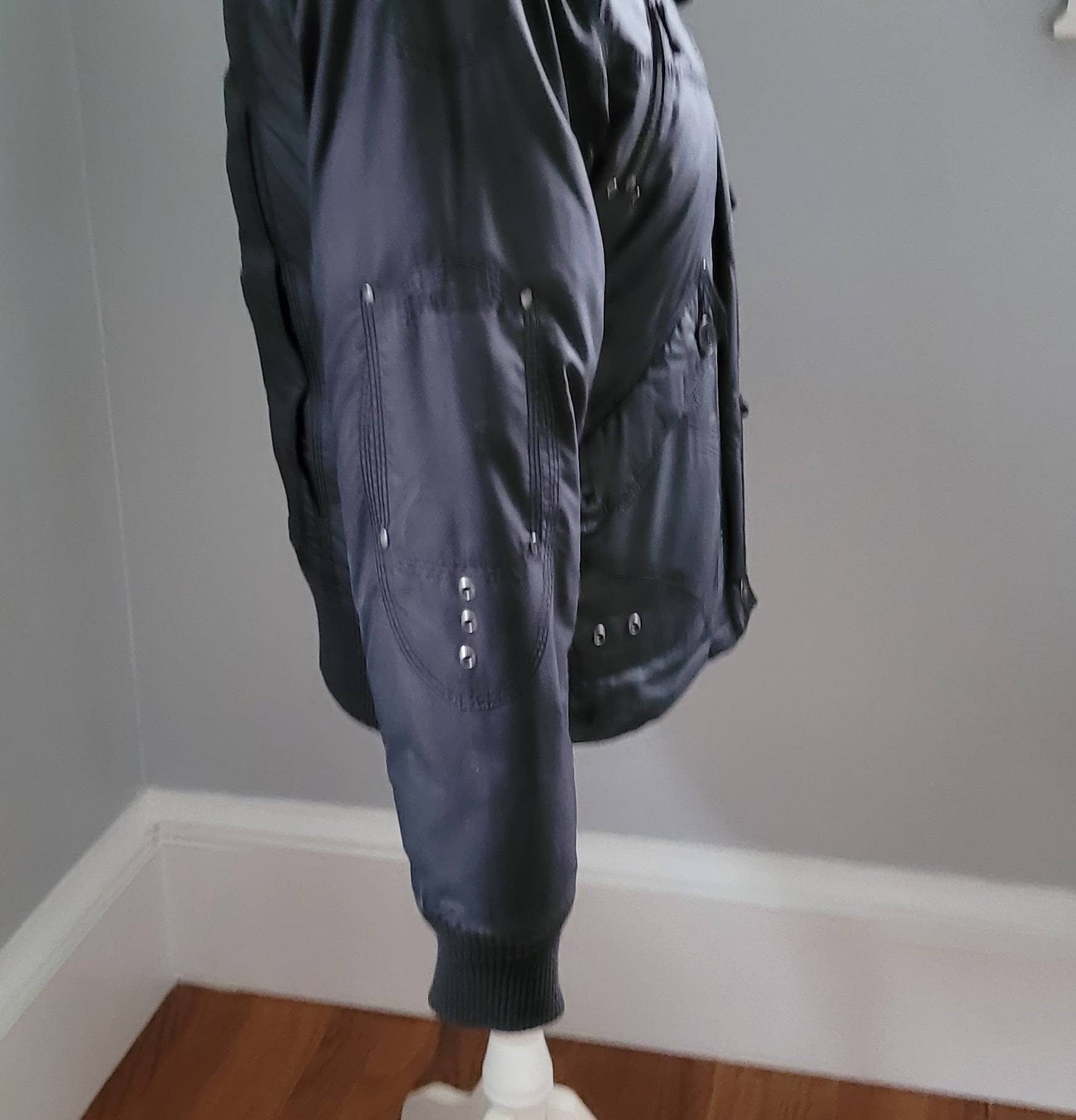一点物　Y2K 00s vintage black far boa jacket Men's Vintage 00s Fubu Windbreaker Jacket Size XXL Hip-Hop