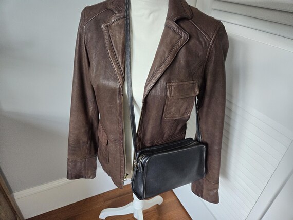 Vintage Black Coach Bag ~ Coach Vintage '99 Mimosa Zip Crossbody