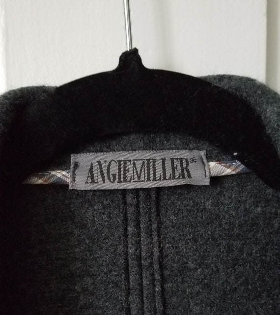 Vintage Bolero Jacket Angie Miller Designer Grey … - image 5