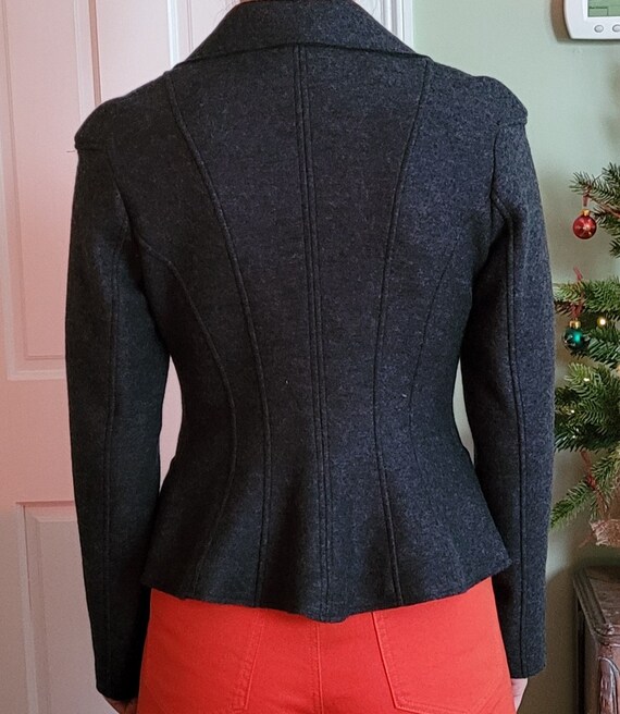 Vintage Bolero Jacket Angie Miller Designer Grey … - image 3