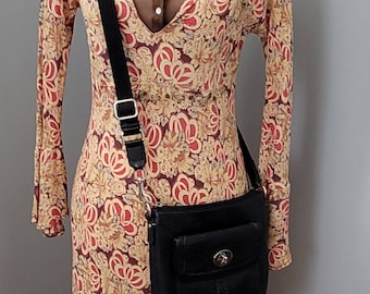 Vintage Coach Black Leather Crossbody Casino Bag 9924 - Etsy