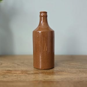 Vintage Japanese Sake Bottle ~  Stoneware Pottery Bottle ~ Collectables