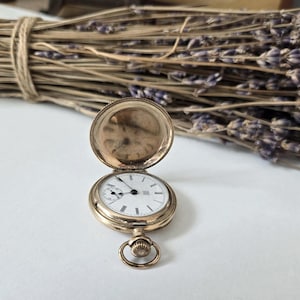 Antique Fahys Gold Filled Pocket Watch Art Nouveau Fahys Montauck ~ 14k Gold Filled Late 1800s