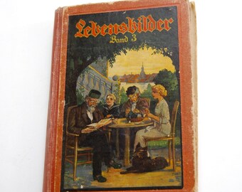 Vintage book, Sebensbilder