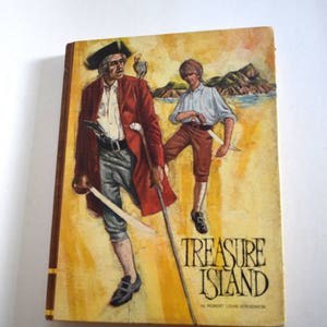 Vintage Children&#39;s Book, Treasure Island