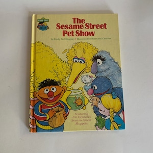 Vintage Children&#39;s Book, The Sesame Street Pet Show