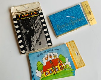 Vintage Collection of Hallmark Invitations