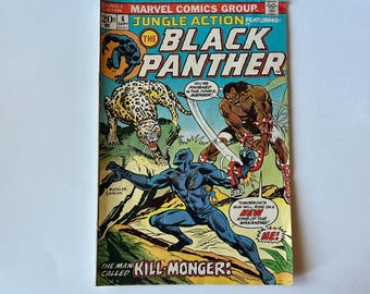 Vintage Comic Book, The Black Panther, The Man Called Kill-Monger