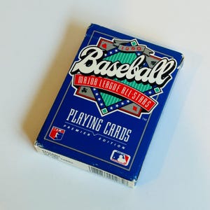 Vintage 1990 All Star Baseball Playing Cards Deck