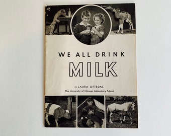 Vintage Booklet, We All Drink Milk