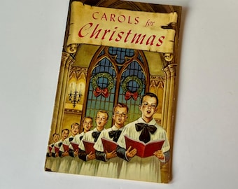 Vintage Sheet Music, Carols for Christmas