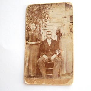 Antique Photograph, History, Sepia, Posed Portrait