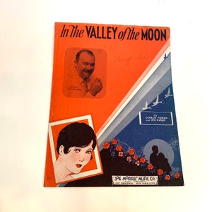 Vintage Sheet Music, In the Valley of the Moon