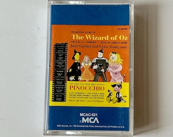 Vintage Tape Cassette, The Wizard of Oz, Pinocchio
