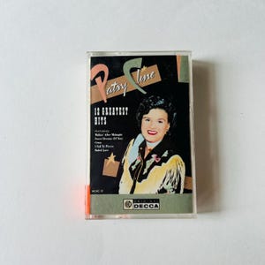 Vintage Cassette Tape, Patsy Cline, 12 Greatest Hits