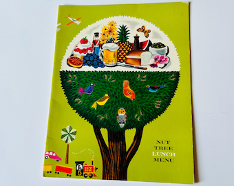 Vintage Nut Tree Lunch Menu