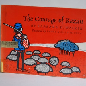 Vintage Children&#39;s Book, The Courage of Kazan