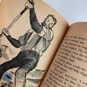 Vintage Children's Book, Paul Bunyan Swings His Axe - Etsy