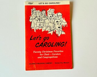 Vintage Booklet, Let's Go Caroling!