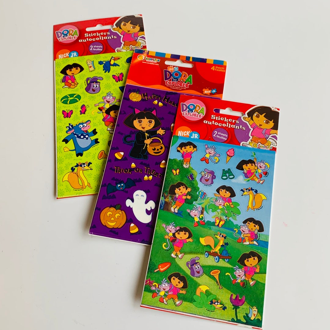 Vintage Dora the Explorer Nick Jr. Sticker Set, New in Packages - Etsy
