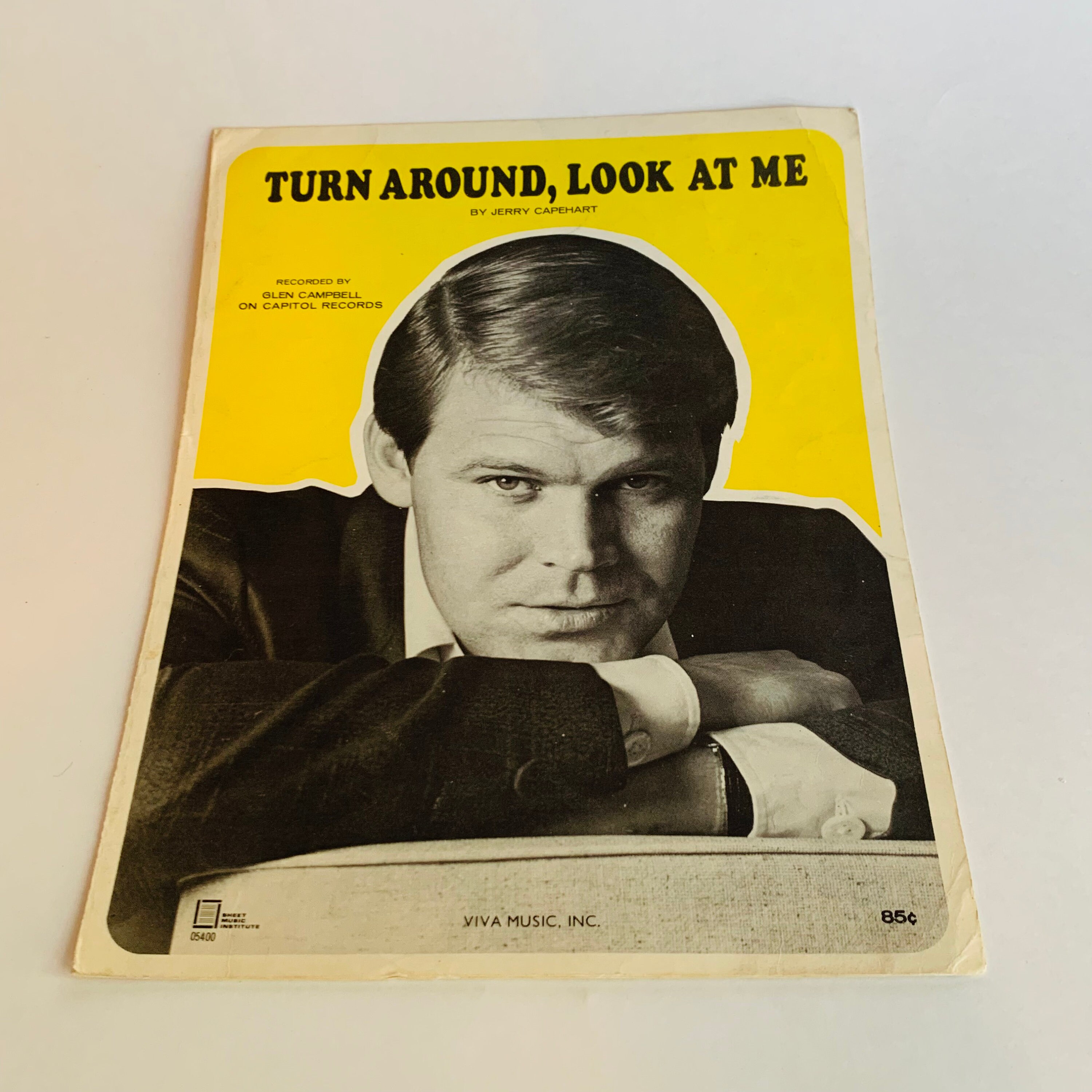 絵画 turn around Vintage Sheet Music, Turn Around, Look at Me - Etsy