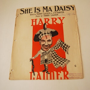 Vintage Sheet Music, She is Ma Daisy