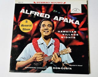 Vintage Record, Alfred Apaka, Hawaiian Village Nights