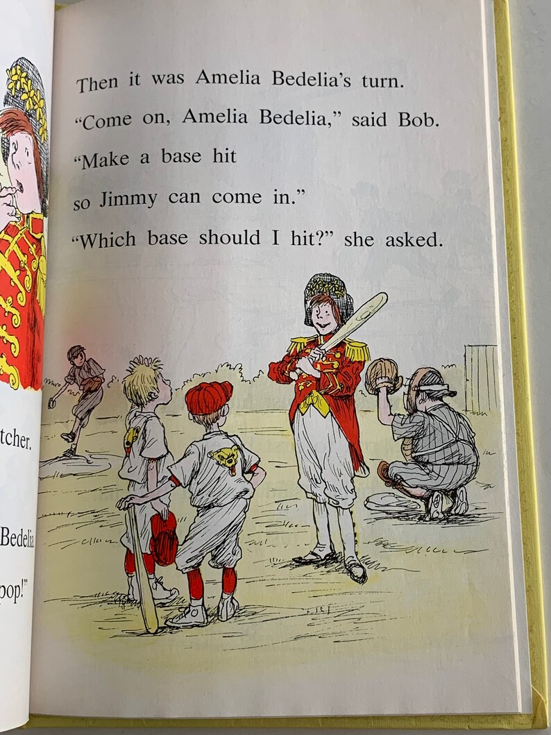 Vintage Children�s Book Play Ball Amelia Bedelia Etsy