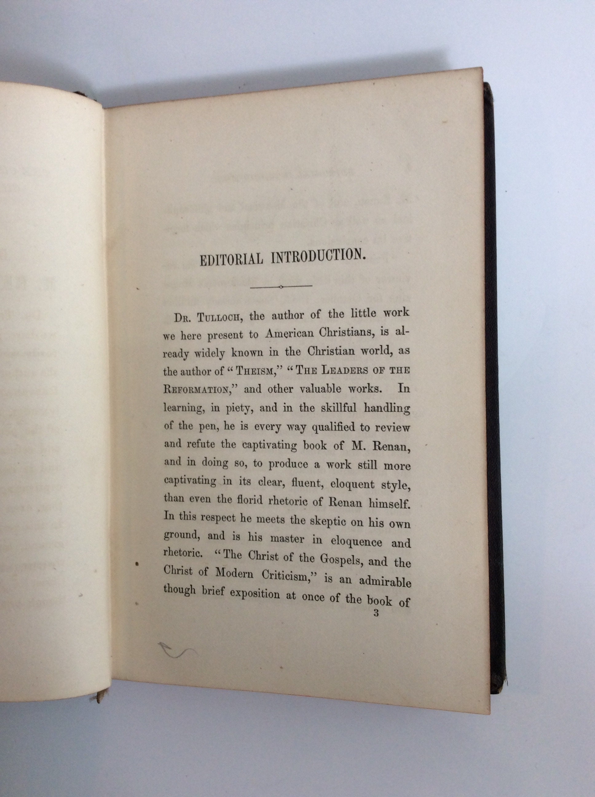 Antique Book Lectures or M. Renan's vie De | Etsy