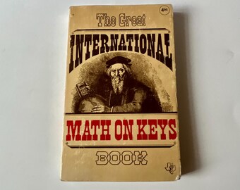 Vintage Book, The Great International Math on Keys Book