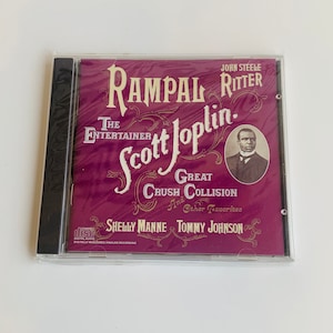 Vintage Rampal The Entertainer Scott Joplin CD, New in Package