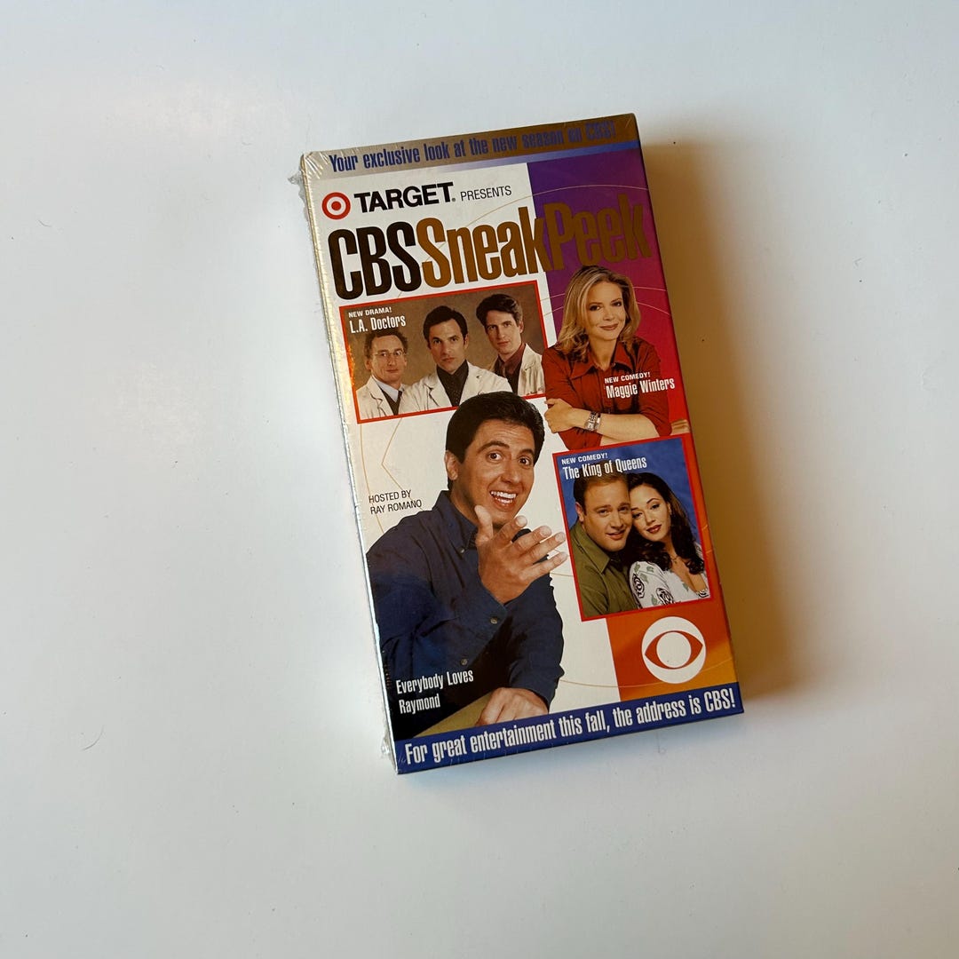 Target Vhs Vintage Target CBS Sneakpeek VHS Tape, New, Sealed - Etsy