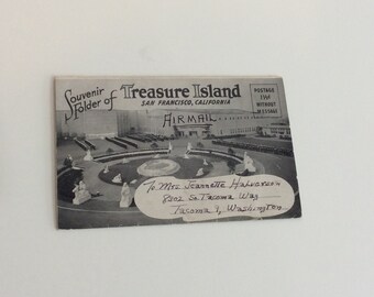 Vintage Post Card Booklet, Treasure Island, San Francisco