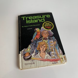 Vintage Children&#39;s Book, Treasure Island