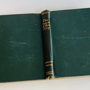 Antique book, The Voice of the City, O. Henry, 1912