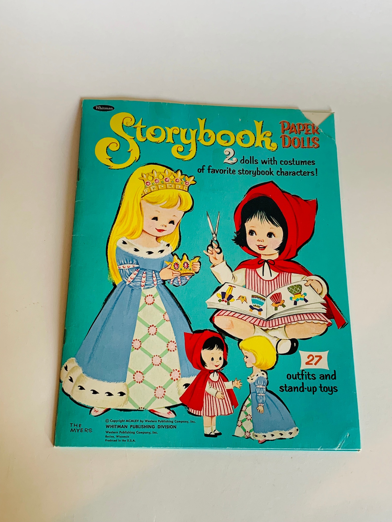 Vintage Storybook 2 Paper Dolls Set Whitman the Myers Etsy