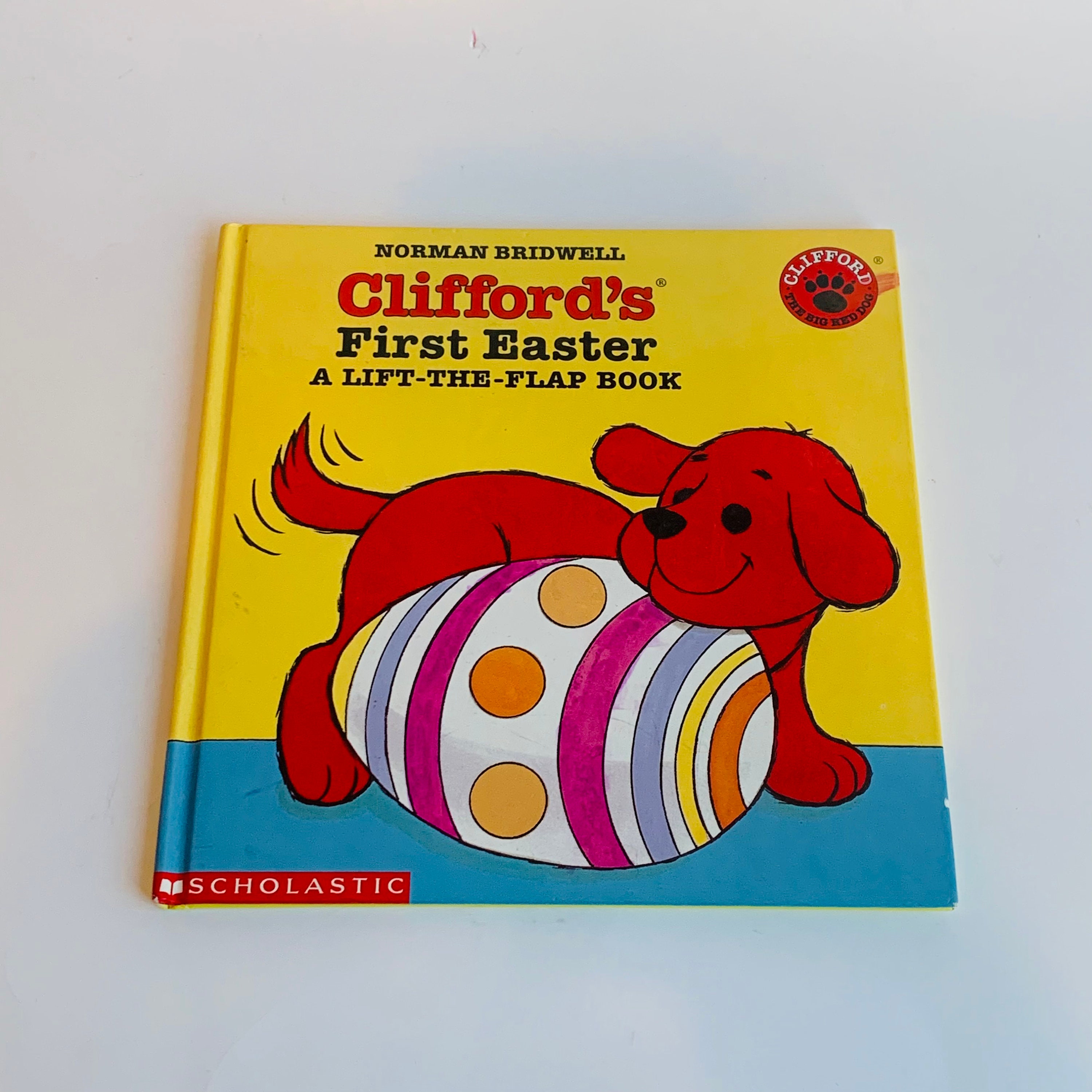 Vintage Children's Book, Clifford's First Easter, A Lift the