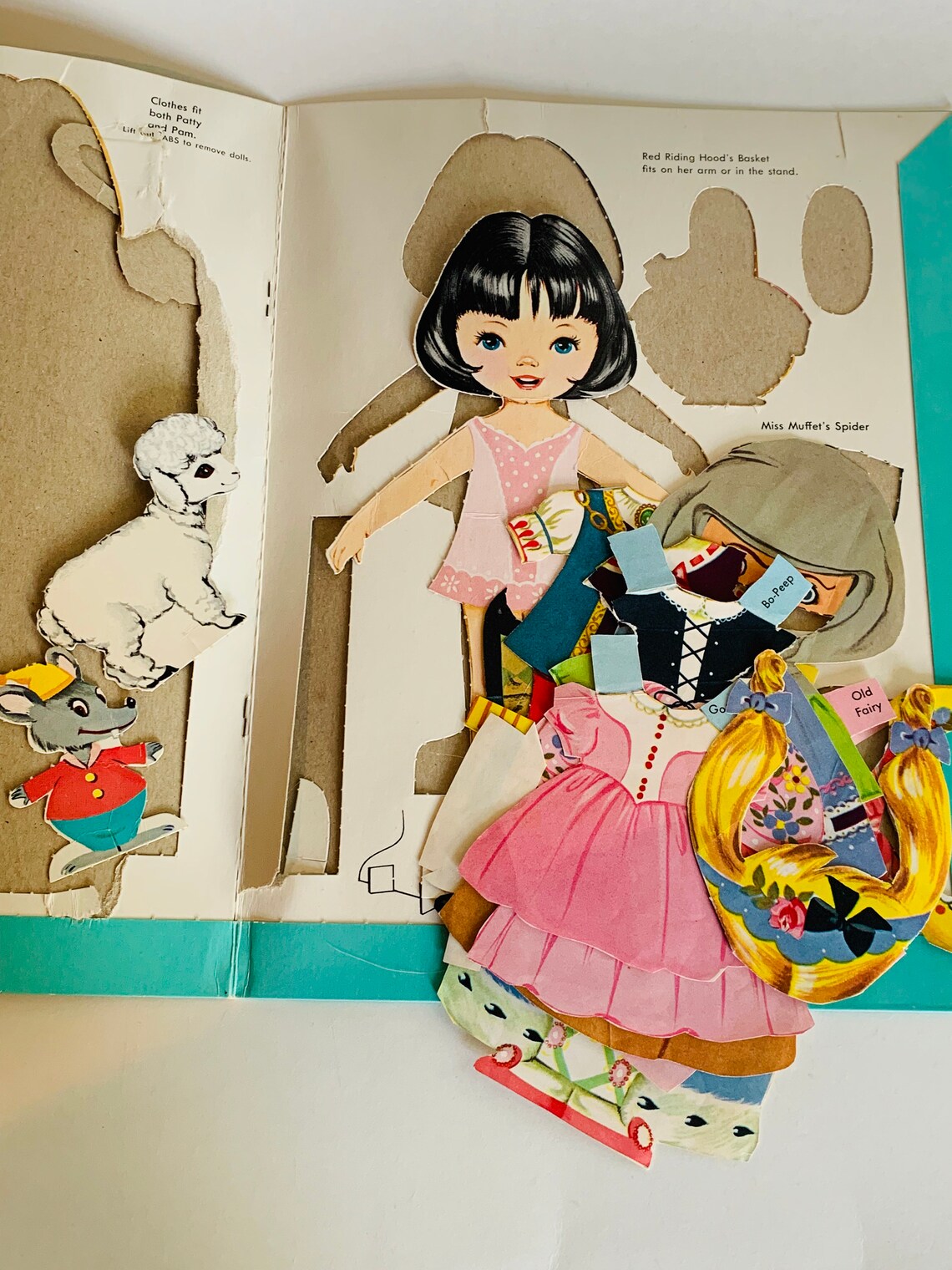 Vintage Storybook 2 Paper Dolls Set Whitman the Myers Etsy