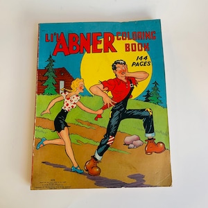 Vintage Children's Book, Li'L Abner Coloring Book