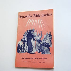 Vintage Booklet, Concordia Bible Student