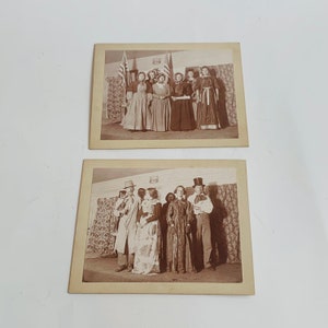 Vintage Black and White Portraits, Theatre, Costumed