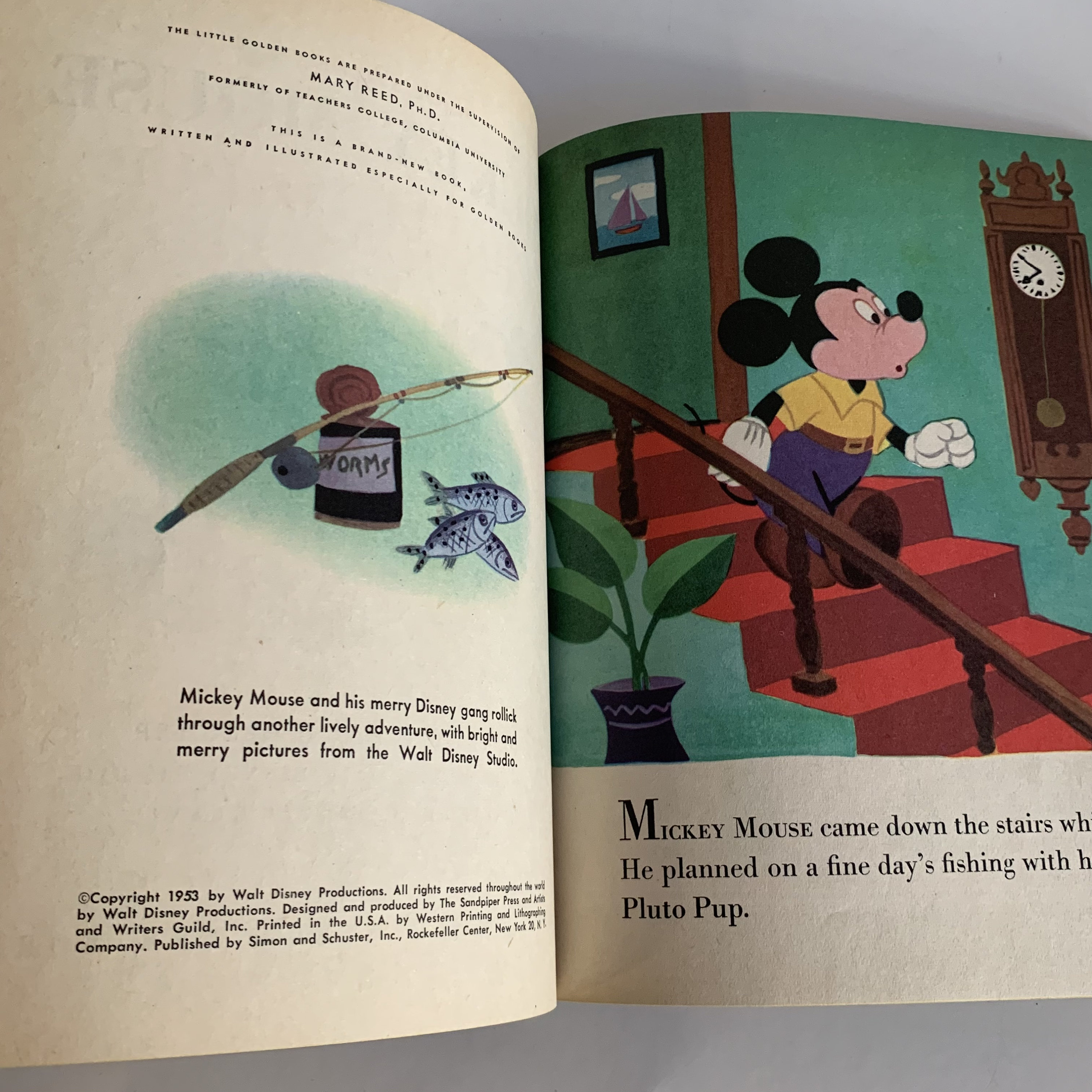 Vintage Children's Book, Walt Disney's Mickey Mouse and Pluto Pup -   Canada