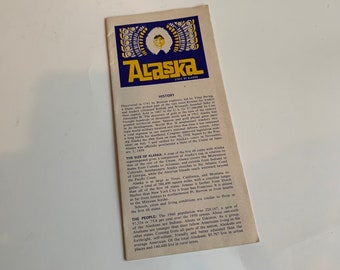 Vintage Pamphlet, Alaska, State of Alaska