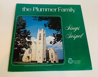 Vintage Vinyl Record, The Plummer Family Sings Gospel