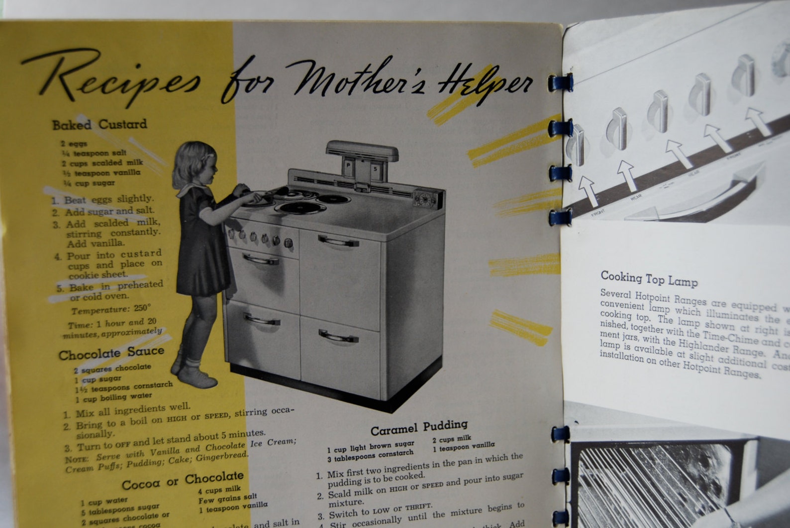 Vintage Cookbook Electric Cookery by Hotpoint Etsy