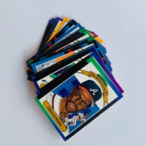 Vintage Lot of Donruss Diamond Kings Baseball Cards, 1989