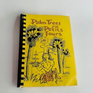 Vintage Book, Palm Trees and Petits Fours