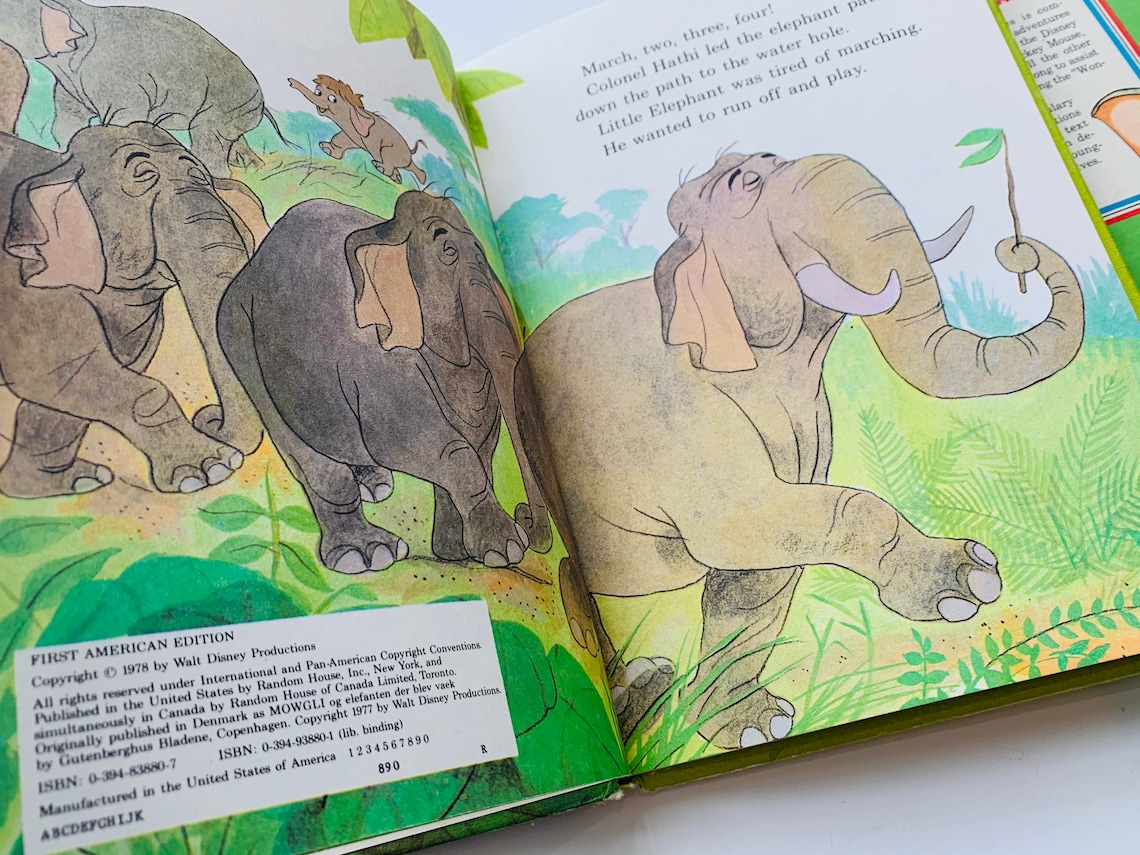 Vintage Children' Books Disney's Wonderful World of Etsy