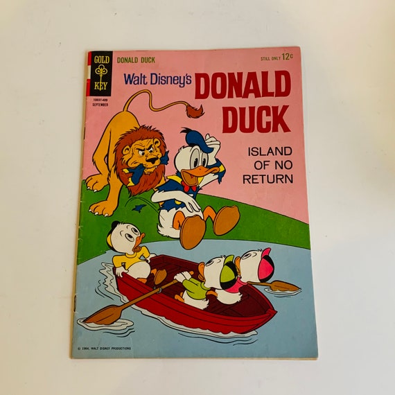 Vintage Comic, Walt Disney's Donald Duck Island of No Return - Etsy