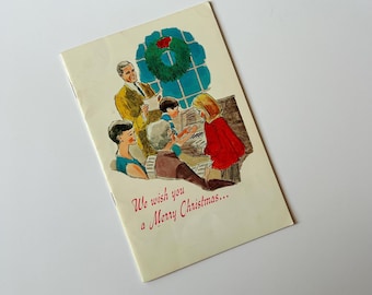 Vintage Sheet Music Booklet, We Wish You a Merry Christmas